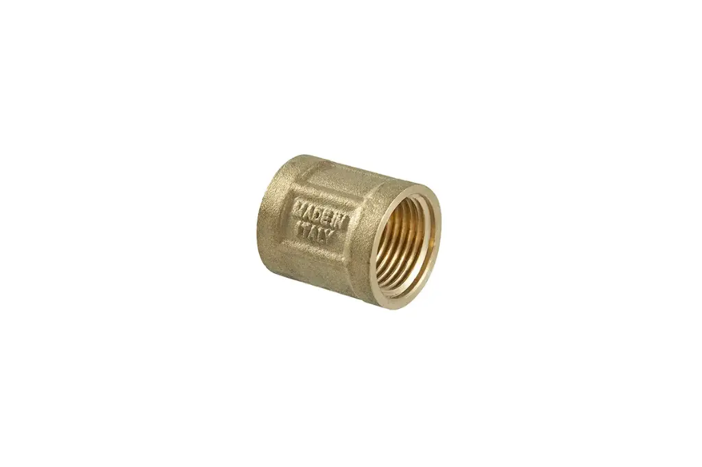 Brass socket ff yellow